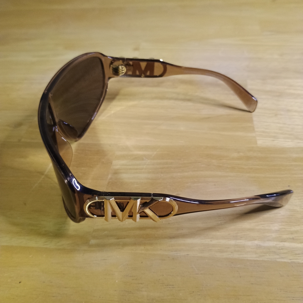 Michael Kors Empire Shield Brown Sunglasses - Picture 4 of 7